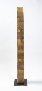 ©Elsbeth Pluimers - Rising Rust - Korean stonewear scaled - 20x20x113 cm - 2003